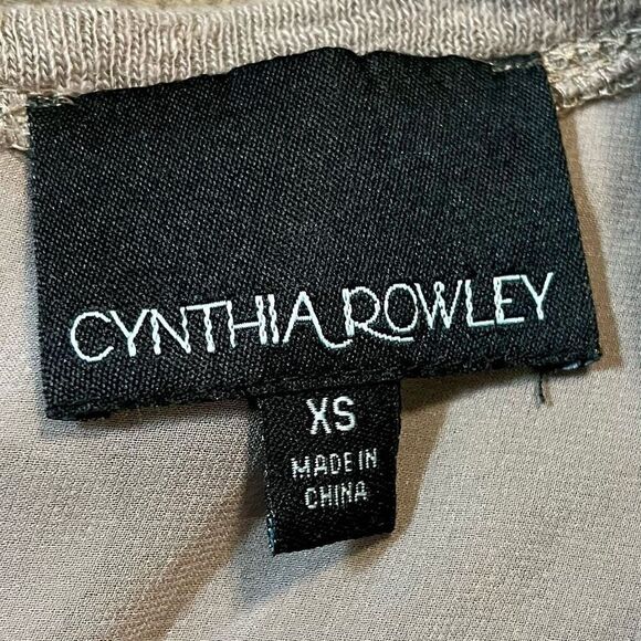 Cynthia Rowley Sleeveless Tank Sheer Tie Bow Back XS - Picture 7 of 10